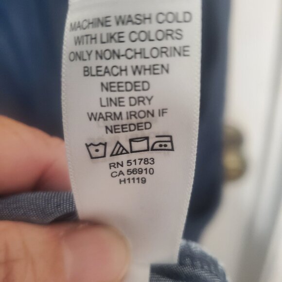 Maurices Denim Babydoll V Neck Tierd Dress Women's Size XL - Picture 7 of 7